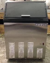 Norpole EWCIM90 Air cooled 90 lbs/day Ice Maker with Storage