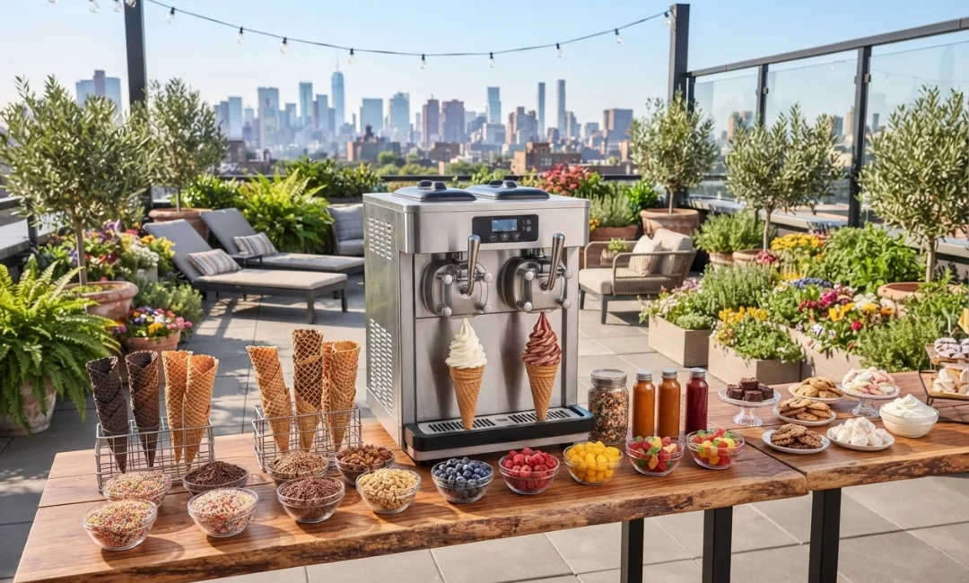 Soft serve ice cream machine rental for Jersey City businesses and events