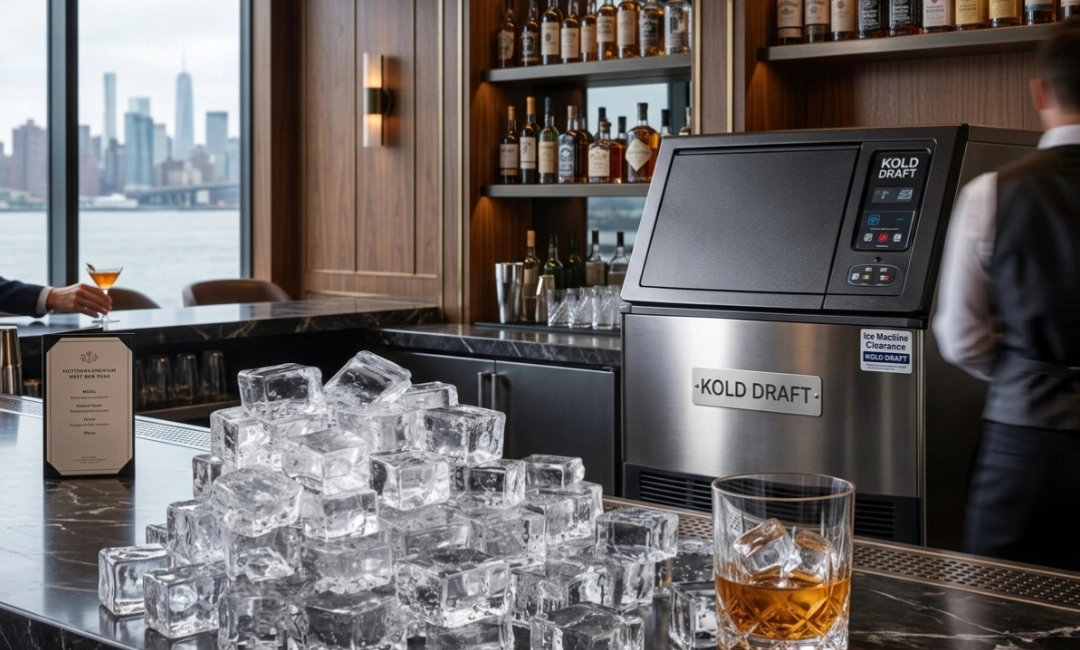 Kold Draft machine rentals Montclair NJ with slow-melting cocktail ice