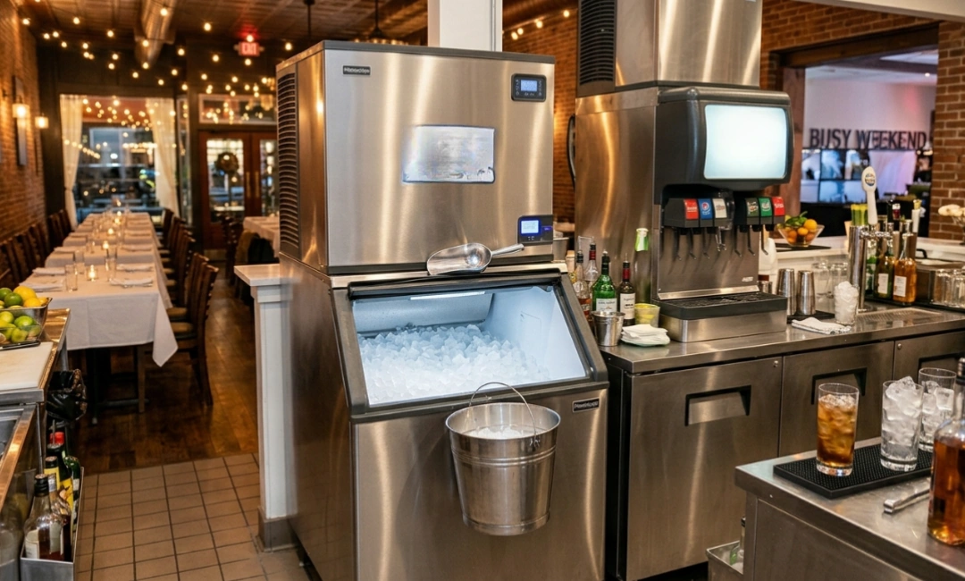 Montclair restaurant equipment rentals with commercial ice and beverage machines