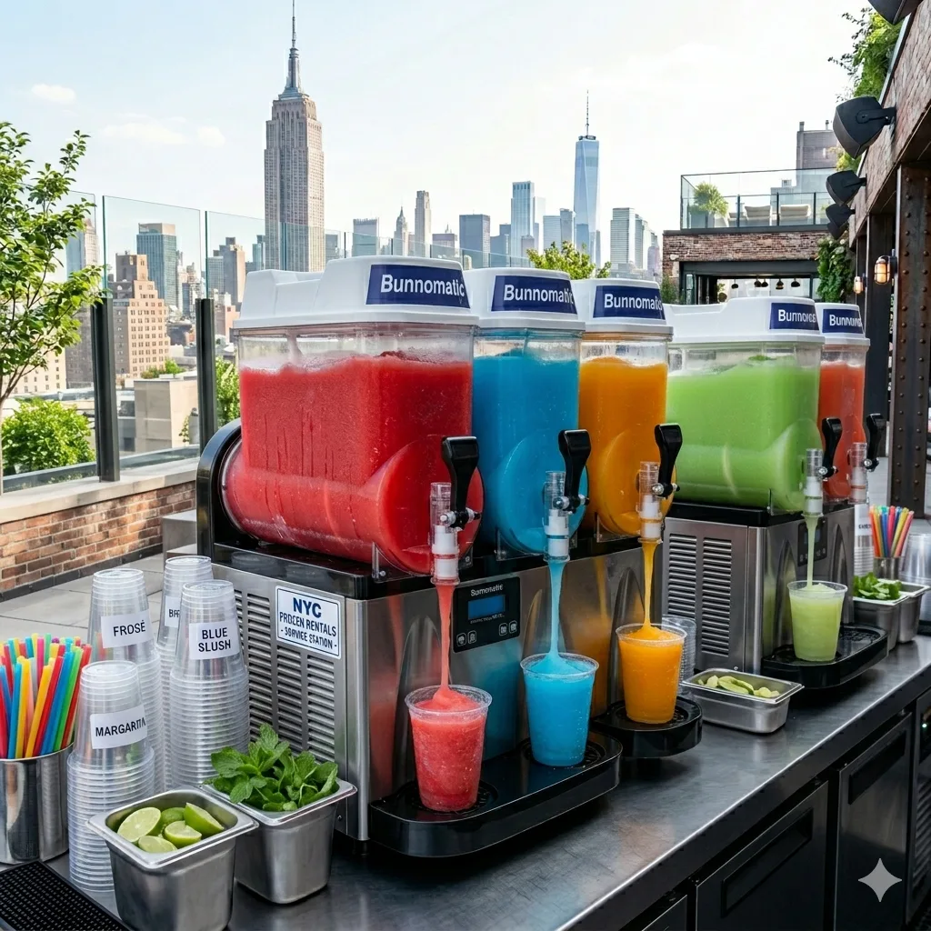 Frozen beverage machine rentals in NYC