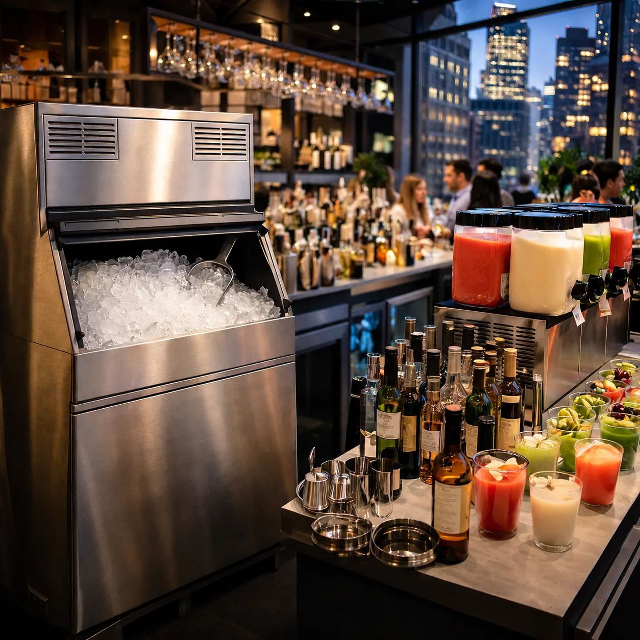 Ice machine rentals in New York City for bars and events