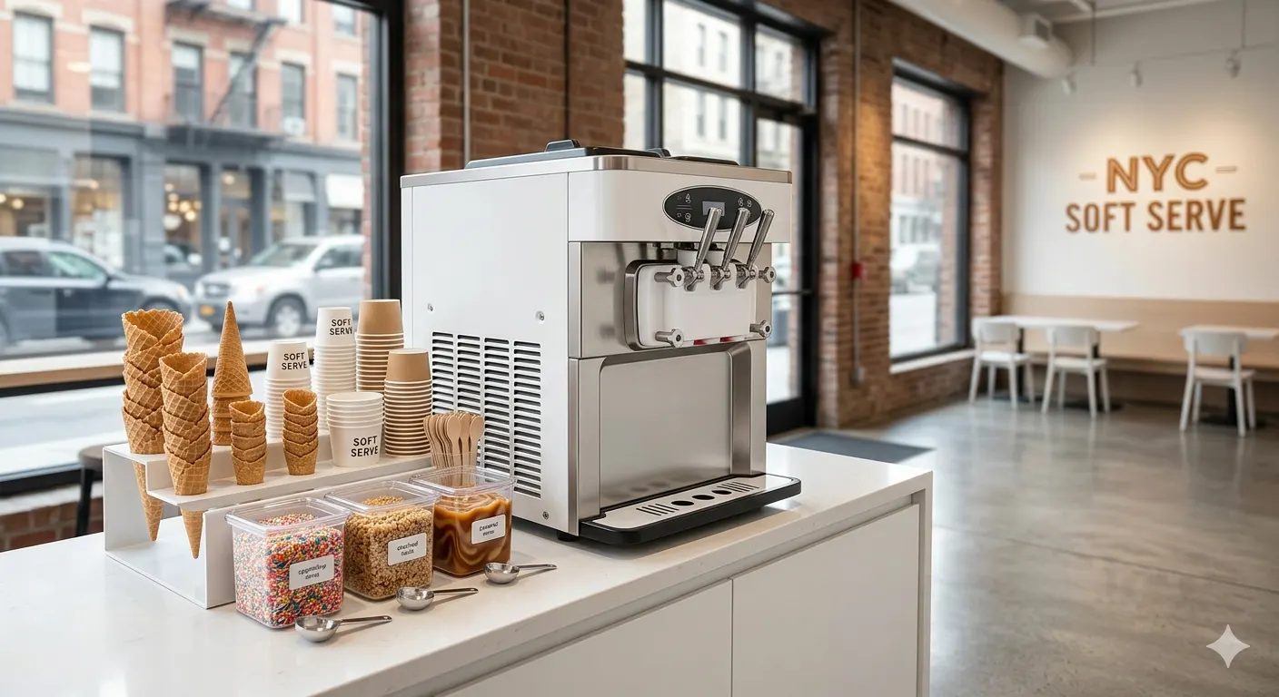 Soft serve machine rentals in New York City
