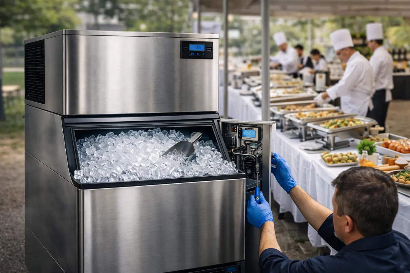 A Commercial Ice Machine Rental as a Flexible Solution