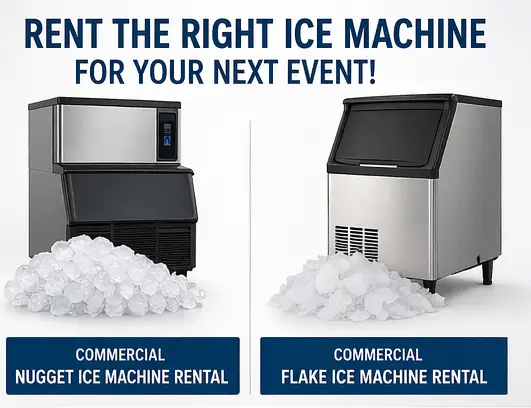 commercial flake ice machine rental
