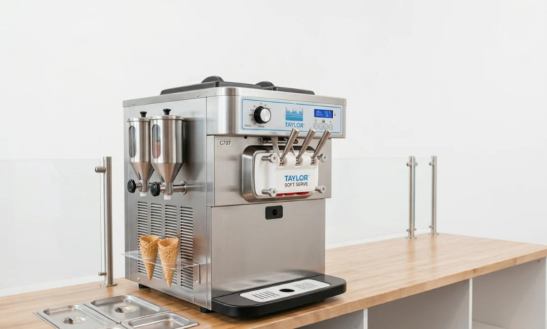 Soft serve ice cream machine rental