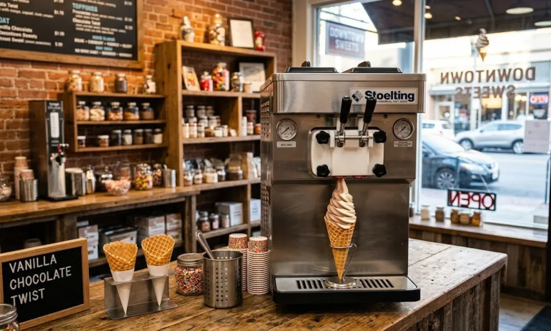Soft serve ice cream machine for rent