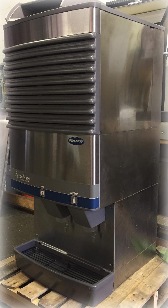 Follett 25CT400A Ice and water 400 lbs/day nugget ice and water dispenser