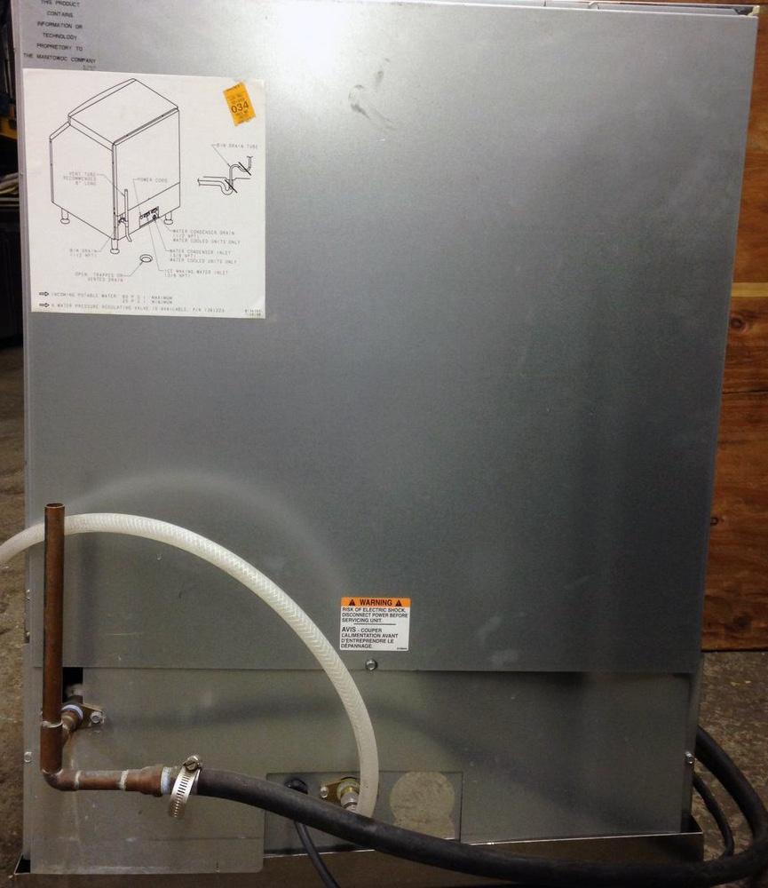 Manitowoc QY0214A Air cooled 215 lbs lbs/day Ice Maker with Storage