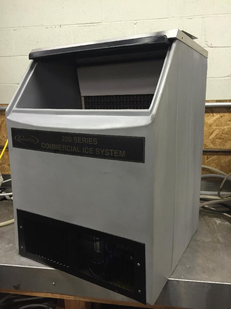 Cornelius IACS224 Air cooled 200 lbs/day self contained ice machine
